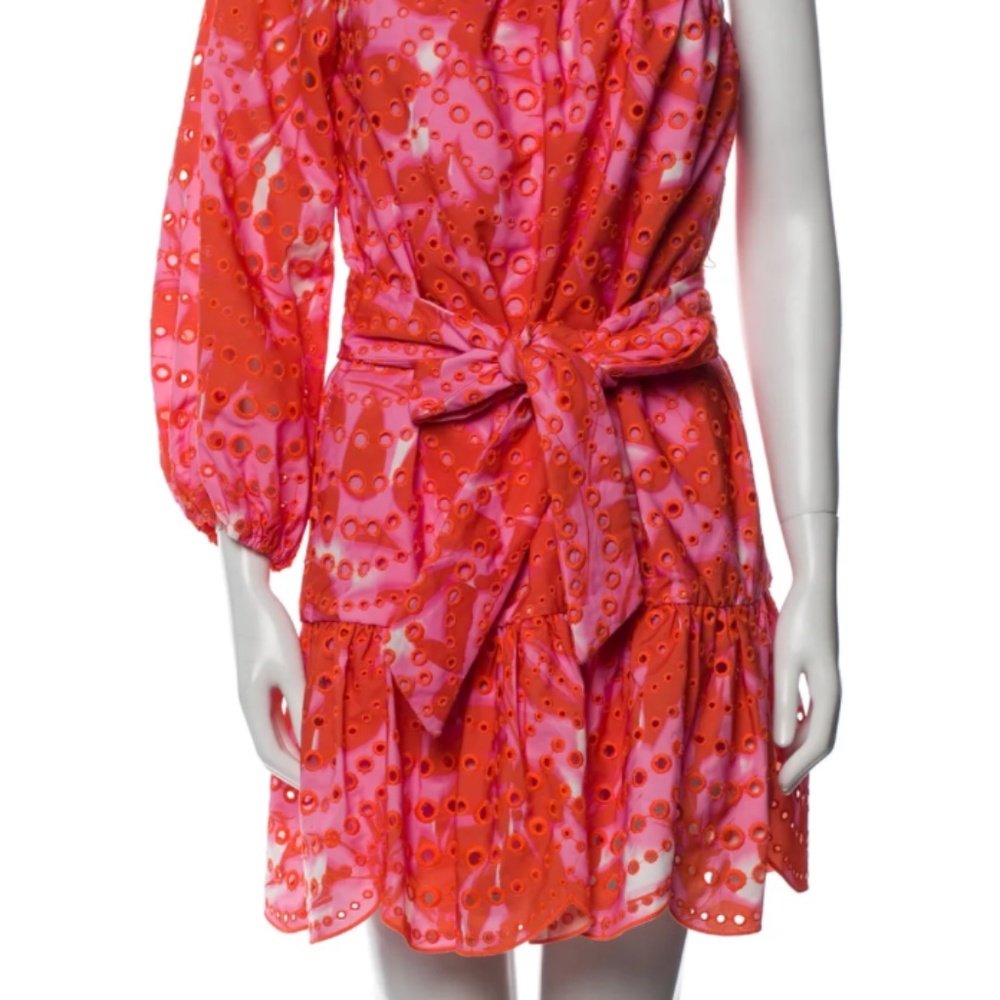 MONIQUE LHUILLIER Printed Mini Dress